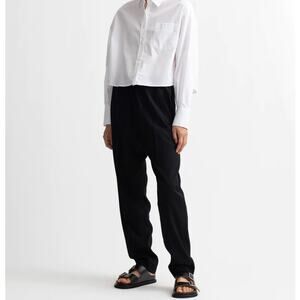 MARIA MCMANUS Recycled Viscose Drawstring Pant in Black {G26}